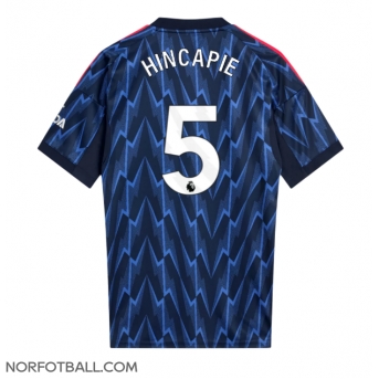 Billige Fotballdrakt Arsenal Piero Hincapie #5 Replika Bortedrakt 2025-26 Kortermet